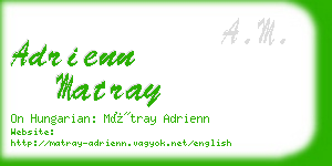 adrienn matray business card